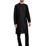 Amazon Brand – Symbol Men’s Rayon Blend Kurta Sets (Sy-A22-Mna-Etk-02A_Black_M)