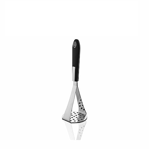 Shri & Sam High Grade Stainless Steel Double Handle Masher Can be Used to Easily mash Boiled Potatoes and Other Vegetables for pav bhaji, Stuffed paratha, Masala dosa (Medium)