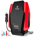 TUSA Drive X Tyre Inflator for Car – 150 PSI, 12V DC Portable Air Compressor with Digital Tire Pressure Gauge & LED Light | Car Accessories, Auto Air Pump for Cars, Motorcycle & Other Inflatables