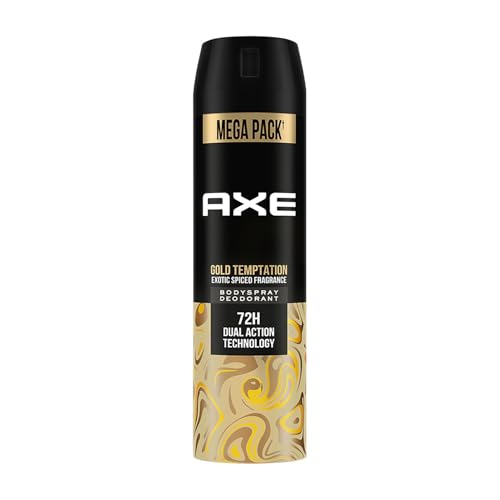 Axe Gold Temptation Long Lasting Deodorant Bodyspray for Men 215 ml