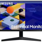 Samsung 24-inch (60.46cm) FHD Flat 1,920 x 1,080 Monitor, IPS, 75 Hz, Bezel Less Design, AMD FreeSync, Flicker Free, HDMI, D-sub, (LS24C310EAWXXL, Black)