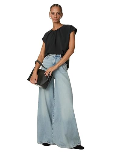 Marks & Spencer Round Neck Blouse Black
