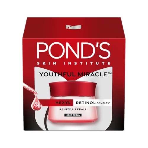 POND’S Youthful Miracle Hexyl Retinol Complex, Renew & Repair Night Cream 50g