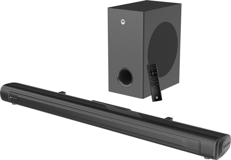 MOTOROLA AmphisoundX Vibe 220 W Bluetooth Soundbar(Black, 2.1 Channel)