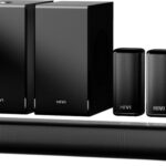 Mivi Fort Sonic 900 Soundbar, Dual Subwoofers, Dolby Audio, 5.2 Channel 900 W Bluetooth Soundbar(Black, Silver, 5.2 Channel)