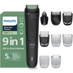 Philips India’s No.1 Men’s Trimmer* | One stroke beard trimming | All-in-One Grooming Kit- Face, Hair, Body | Ear/Nose attachment | Safe for Sensitive Skin | 60 mins runtime | 5yr warranty* | MG3927