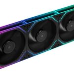 Thermalright TL-M12QR 120mm ARGB Reverse Case Fan, Daisy-Chain | 1500RPM | Silent Computer Fan with Infinite Mirrors on Both Sides(Black)