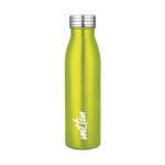 MILTON Breeze 750 Stainless Steel Water Bottle 730 ml, Single Walled, ISI Certified I Leak Proof Lid, Rust Proof I For School, Office, Gym I Mettalic Green