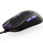 Kreo Harpy Gaming Mouse Wired, 55g Ultra-Lightweight Design Gaming Mouse, Customizable RGB Mouse, 1000Hz Polling Rate, 12800 DPI, Mouse Gaming, Wired Gaming Mouse (Black)
