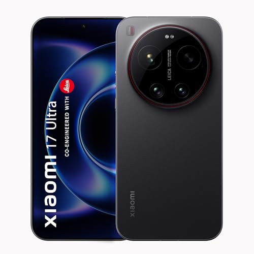 XIAOMI 17 Ultra (Black, 16GB+512GB) |World’s First Leica 1-Inch LOFIC Sensor |Snapdragon 8 Elite Gen 5 |2K AMOLED Display | 90W HyperCharge HyperOS 3 | HyperAI Flagship Experience