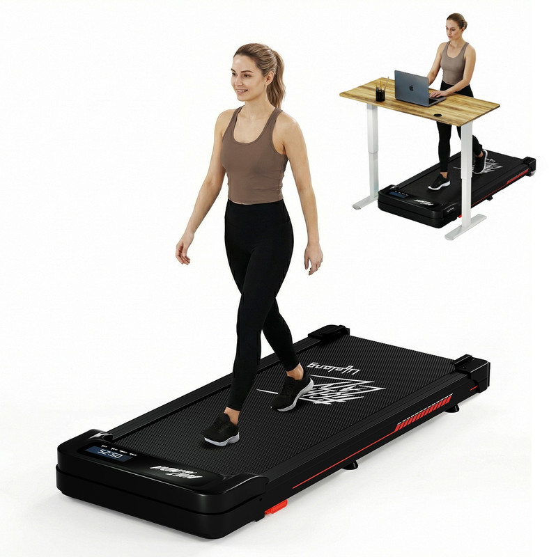Lifelong Walking Pad Treadmill | 3 Hp Motor | 2-Level Manual Incline | Led Display Treadmill (Max Weight:110 Kg)