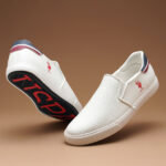 U.S. Polo Assn. Campbell 4.0 Slip On Sneakers For Men(Off White , 7)