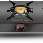 Greenchef Ebony Glass Manual Gas Stove(3 Burners)