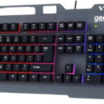 GEONIX Cruiser CX1 Wired USB Standard Gaming Keyboard Compatible with Desktop(Black)