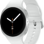 Samsung Galaxy Watch8 (44mm, Bluetooth)(White Strap, Large)