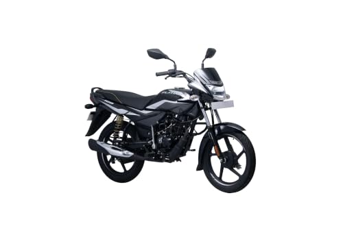Bajaj Platina 100 Es Drum Motorcycle Black Silver Grey Ex-Showroom