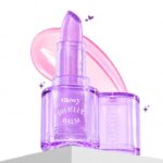 Glamveda Glowy pH Jelly Balm 4g | pH Adapting Lip Balm with Custom Pink Tint | Hydrating Jelly Gloss Balm | Shimmer Lip Glow | Non-Sticky Lip Care