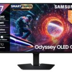Samsung 27″ Odyssey QD-OLED G5 Gaming Monitor (Smartchoice) |QHD 2560 x 1440|180 Hz|0.03ms|Pantone-Validated|G-Sync|Free Sync|Glarefree|Ports-DP,HDMI,Headphone|1 Billion Color| LS27FG502SWXXL|Black