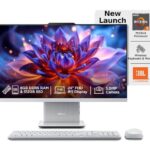 Lenovo IdeaCentre AIO Ryzen 5 7533HS 23.8″ FHD IPS All-in-One Desktop (8GB RAM/512GB SSD/Win11/Microsoft 365 Basic + Office 2024/3Wx2 Speakers/5MP+IR Camera/Wireless Keyboard & Mouse), F0HR00CFIN