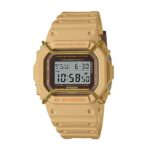 Casio Men Leather G-Shock Grey Dial Digital Dw-5600Pt-5Dr (G1334), Band Color-Brown