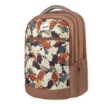 F Gear Arashi Mocha Mousse 35L School Backpack|4 Compartments, 1 Front Pocket & water Bottle Holders|Laptop Sleeve|Ergonomic, Lightweight & Durable|Ideal for School, College, Work, Travel & Daily Use
