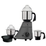 Preethi Diamond 750 Watts Mixer Grinder, 3 SS 304 Jars + Flexi Lid, Black