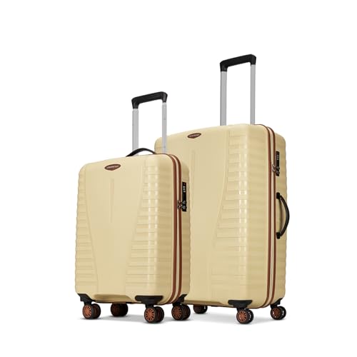 Aristocrat Airpro Max Set of 2 (Cabin+Medium) Trolley Bags, Mojave Desert