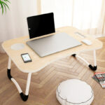 Story@home LT4004 Wood Portable Laptop Table(Finish Color – White Mapple, Pre Assembled)