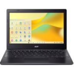 Acer Chromebook, Intel Celeron- N4500 Processor, 4GB LPDDR4 RAM, 32GB eMMC, 29.46cm /11.6″ inch HD Display, Chrome OS, Intel UHD Graphics,WiFi 5, Black, 1.2 KG, CO731, Thin & Light Laptop