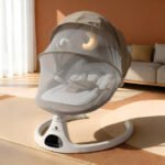 StarAndDaisy Baby Rockers for 0 to 2 Years, Baby Multi Functional Rocker With Swing Control Swings(Beige)