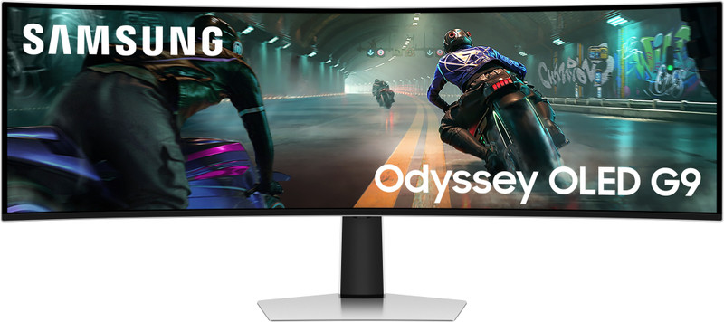 Samsung Odyssey OLED G9 124.46 cm (49 inch) Curved DQHD OLED Panel Gaming Monitor (LS49DG910SWXXL)(Response Time: 0.03 ms, 144 Hz Refresh Rate)