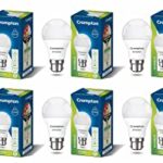 Crompton Dyna Ray 9 Watt LED Bulb Cool Day Light | Pack of 10 | B22 Base, Energy-Efficient | LED Bulb for Home & Office, Wide Light Spread