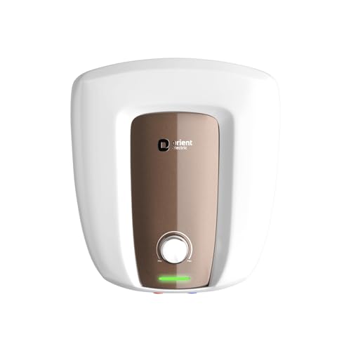 Orient Electric Aquator Edge Geyser|15L Storage Water Heater| Faster Heating with Whirlflow Technology| Ultra Diamond Glassline Tank | BEE 5-star rated | High Rise Compatible |5 years tank warranty