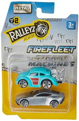 Ralleyz The PRO Firefleet Street Machines- Pack of 2,Multicolor,3+ Year
