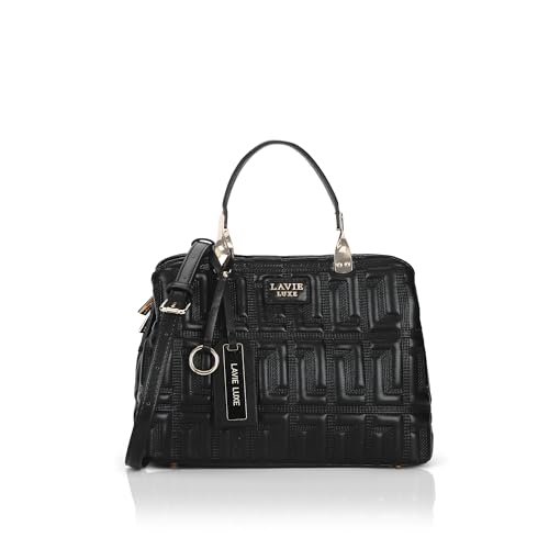 Lavie Luxe Women’s Juli26 Medium 3-Compartment Satchel Handbag | Satchel Bag for Work | Ladies Purse | Stylish Shoulder Bag | Gift For Women