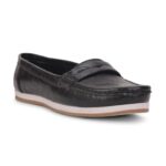 Bata Eliza E 24 Womens Loafers Black – 5 UK
