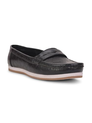 Bata Eliza E 24 Womens Loafers Black – 5 UK