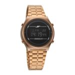 Sonata SF Cirqle Quartz Black Colour Round Dial Men’s Digital Watch | Stainless Steel Strap Material | Water Resistant Watch – 77162PM04W