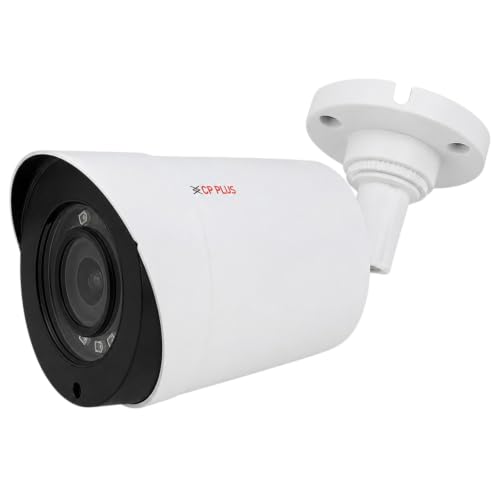 CP Plus 2.4MP Full HD Bullet CCTV Camera with 20m IR Night Vision, IP66 Weatherproof, 3.6mm Lens, Multi-Format Support (CP-VAC-T24PL2-V3)