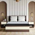 Interio by Godrej Aqmatic Pocket Queen Bed Spring Mattress (75 x 60 x 6 Inches), 1-Year Warranty, Pocket Spring
