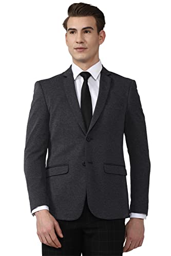 Van Heusen Men’s Polyester Blend Business Suit Pants Set (VHSUCSLFF64722_Maroon_38)