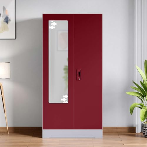 Interio by Godrej Slimline 2 Door M2 Steel Almirah with Locker