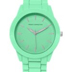 French Connection Hue Green Round Dial Womens Analogue Watch FCS04GR