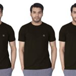 Lux Nitro Men’s Regular Fit Round Neck T-Shirt_Black
