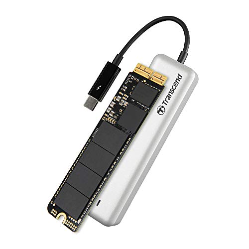 Transcend 960GB Internal SSD for MacBook, JetDrive 825, Thunderbolt 10 Gb/s, AHCI PCIe Gen3 x2, 5 Yrs. Warranty