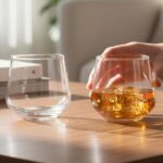 Yera Prima Oak Whisky/Scotch/Water Glasses- 300 ml Each -Set of 6 pcs Tumblers Lead-Free Whiskey Glasses for Scotch Bourbon Cognac Brandy Cocktail Whiskey