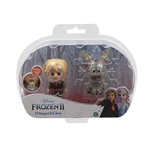 Frozen 2 Whisper & Glow 3D Mini Figure -Kristoff and Sven, Disney