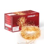 EVEREADY UTSAV, 33 FEET LED Pixel Lights, 46 LEDs, BIS Approved, High Brightness Home Decoration Ladi String Lights for Ganpati, Diwali, Christmas, Festivals, Warm White, Pack of 1