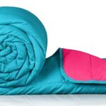 Zinnia Ultra Soft Microfibre Reversible Comforter – Double 230 x 255 CM, Pink and Teal(Solid – Vibrant)