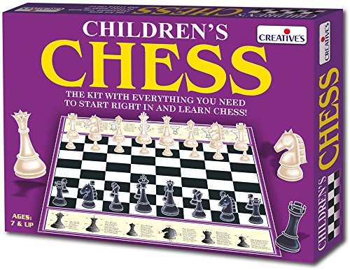 Creative’s Children’s Chess Game for Kids | Learn Chess Step-by-Step with Illustrated Board & Activity Book | Strategy & Logic Educational Board Game | Ages 7+